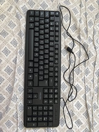Teclado MAXAM Negro USB