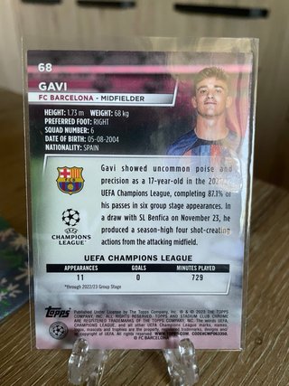 2 Carte Gavi Topps Barcellona