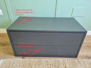 Cajonera Eket Ikea Gris