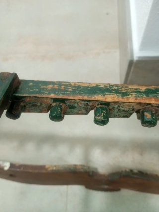Platero antiguo de madera