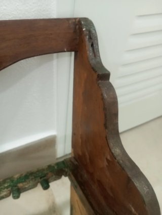 Platero antiguo de madera
