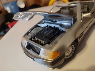 Mercedes 500SL 1/18 Convertible
