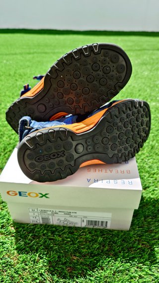 Sandalias Geox Talla 32 Azul Naranja