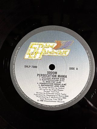 Vinilo Sodom Persecution Mania +CD M-16