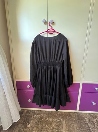 Vestido negro encaje verano