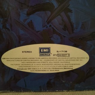 LP David Bowie - Tonight