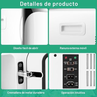 Nevera Portátil Costway 15L Frío/Calor