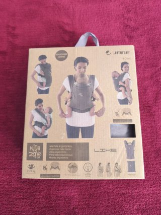 Mochila Portabebés Jane Gris