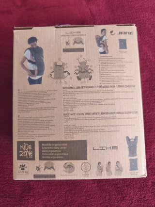 Mochila Portabebés Jane Gris