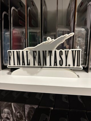 Logotipo 3D Final Fantasy VII