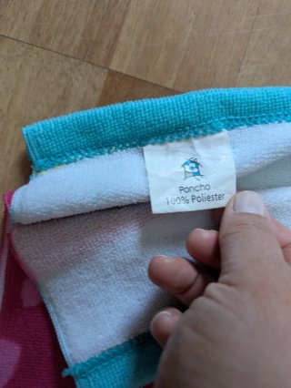 Poncho Fada Praia Criança