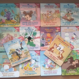 Lote 26 cuentos Disney bilingüe