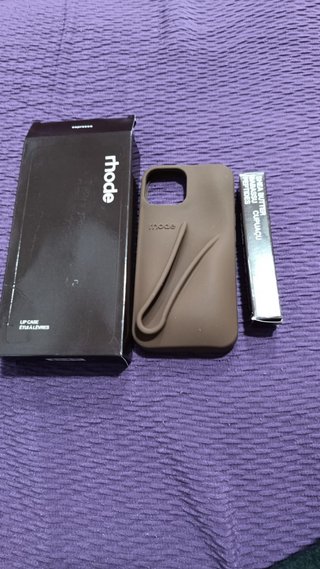 Funda Rhode para labial marrón