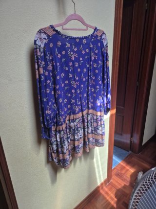 Camisola Bohemia Talla Grande Estampada