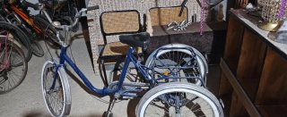Bicicleta de 3 ruedas azul