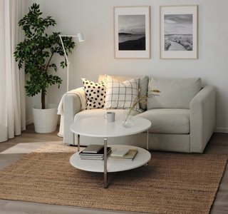 Alfombra Yute Ikea Strög Beige/Marrón