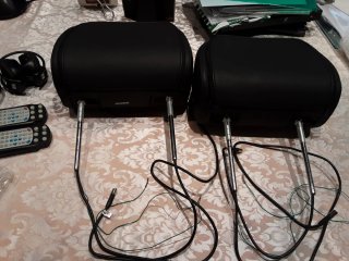 2 Reposacabezas Monitor Coche DVD