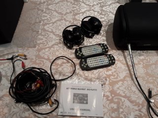 2 Reposacabezas Monitor Coche DVD
