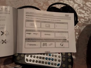 2 Reposacabezas Monitor Coche DVD