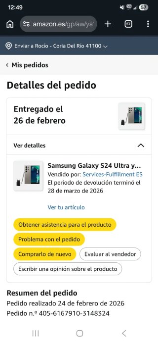 Samsung Galaxy S24 Ultra 512GB Gris