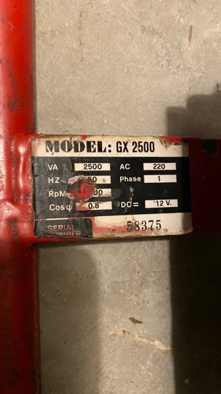 Grupo electrógeno Briggs & Stratton 2500W