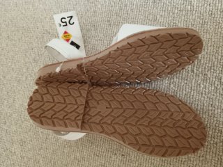 Alpargatas de piel blancas talla 34