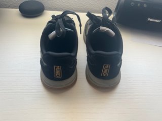 Zapatillas Munich Negras y Doradas