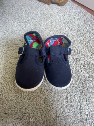 Zapatillas niña azul marino 21