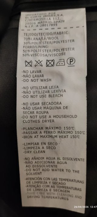 Americana caballero gris.