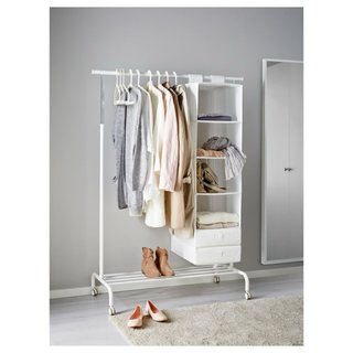 Ikea RIGGA appendiabiti bianco