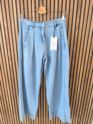 Pantalón ancho Zara azul Talla S