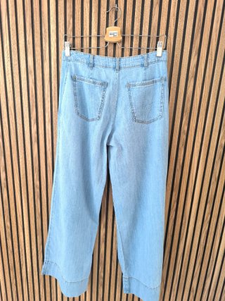 Pantalón ancho Zara azul Talla S