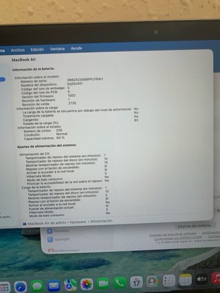 MacBook Air 13 M1 2020 Gris Espacial