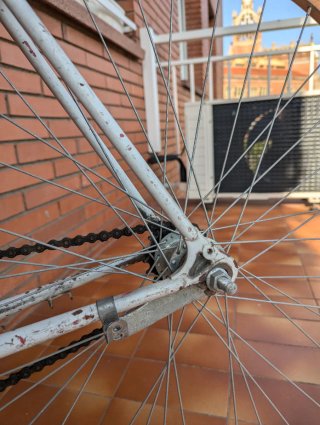 Bicicleta singlespeed freno de pedal