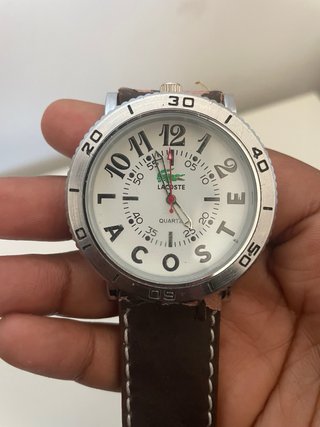 Reloj Lacoste Marrón y Plateado