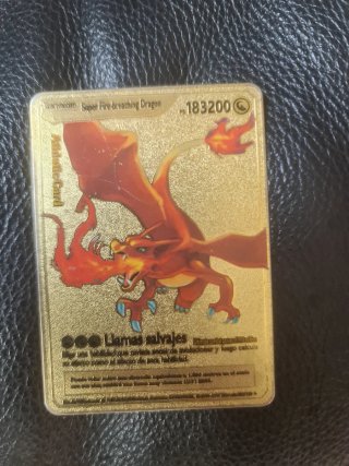 Carta Pokémon Charizard Super Fire breathing Drago