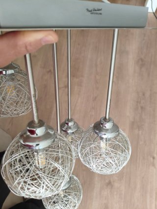 Dos Lámparas de diseño a juego para salón.