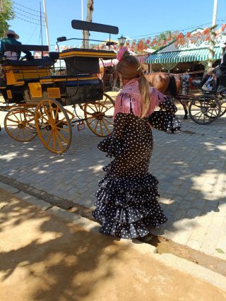 Traje flamenca