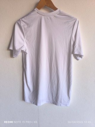 Camiseta Joma Blanca Manga Corta