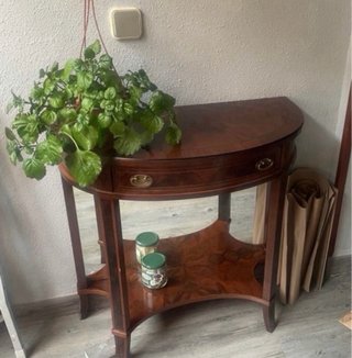 Tocador Vintage Madera y Cristal