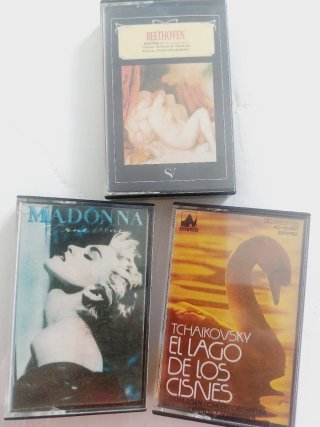 Lotes de Cintas de Cassette Clásicas y Pop