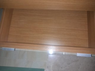Cajonera armario empotrado madera