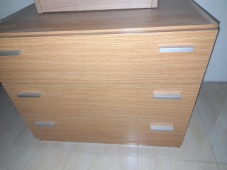 Cajonera armario empotrado madera