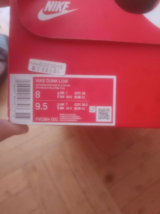 Nike Dunk Low Negro y Gris