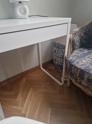 Escritorio y silla infantil blanco