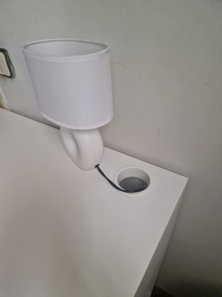 Escritorio y silla infantil blanco
