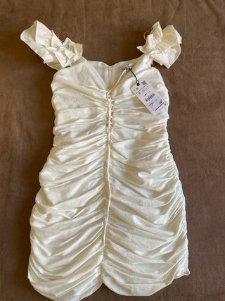 Vestido Zara Fruncido