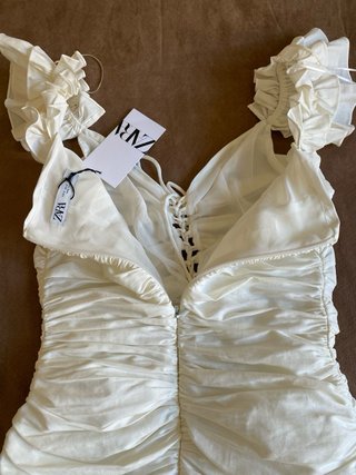 Vestido Zara Fruncido