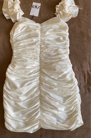 Vestido Zara Fruncido