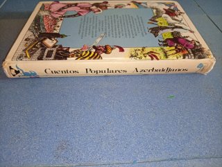 ANTIGUO LIBRO CUENTOS POPULARES AZERBAIDJANOS 1985